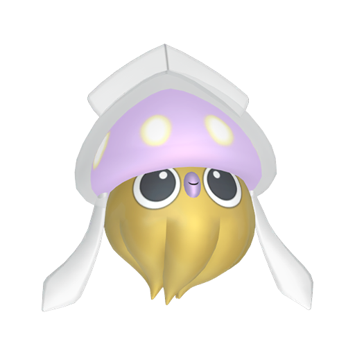 Inkay — duży render postaci w wariancie shiny