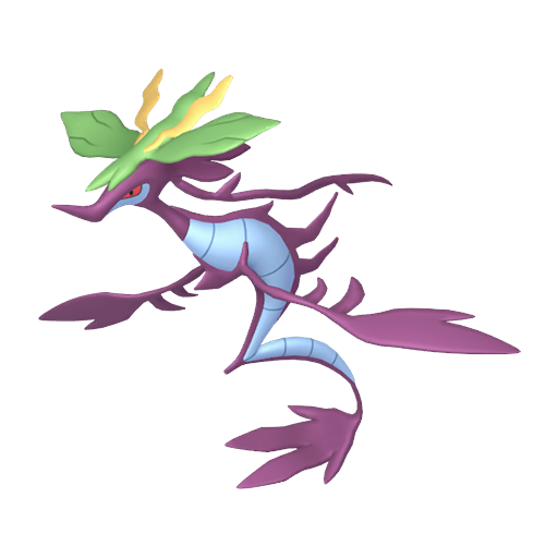 Dragalge — duży render postaci w wariancie shiny