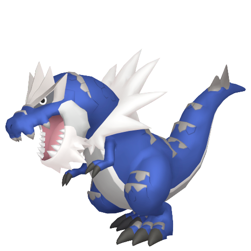 Tyrantrum — duży render postaci w wariancie shiny