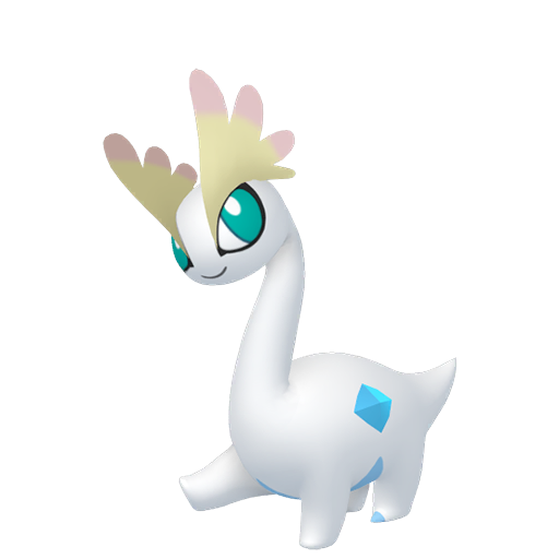 Amaura — duży render postaci w wariancie shiny