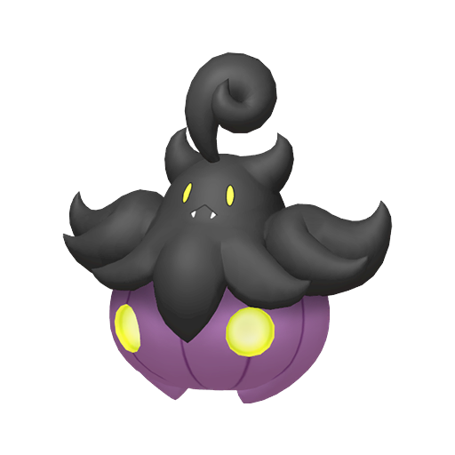 Pumpkaboo — duży render postaci w wariancie shiny