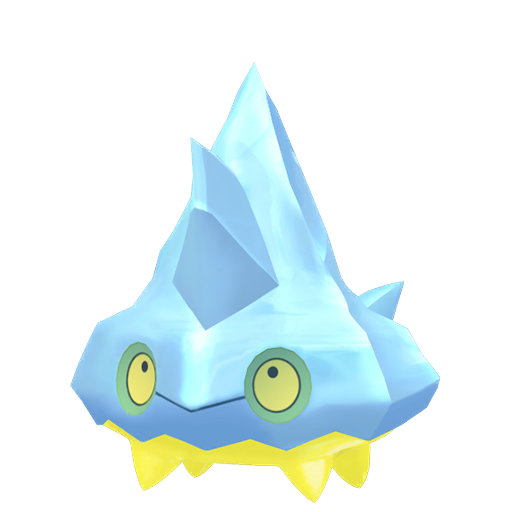 Bergmite — duży render postaci w wariancie shiny