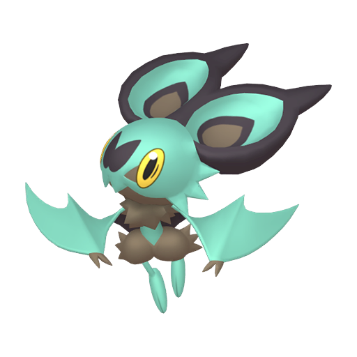 Noibat — duży render postaci w wariancie shiny