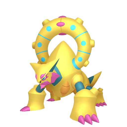 Volcanion — duży render postaci w wariancie shiny