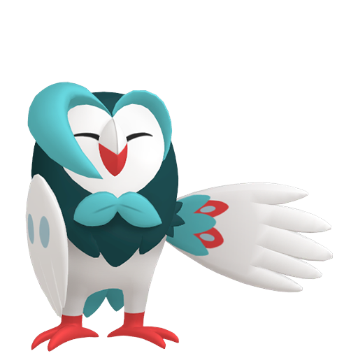 Dartrix — duży render postaci w wariancie shiny