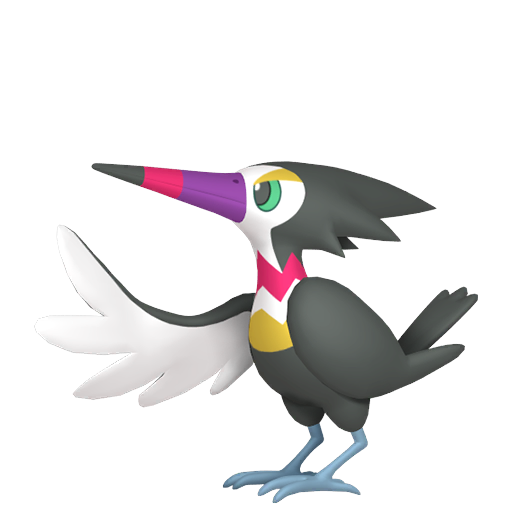 Trumbeak — duży render postaci w wariancie shiny