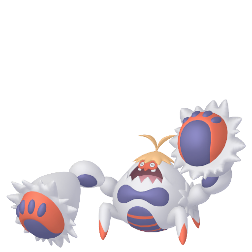 Crabominable — duży render postaci w wariancie shiny
