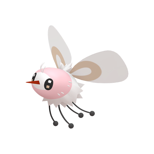 Cutiefly — duży render postaci w wariancie shiny