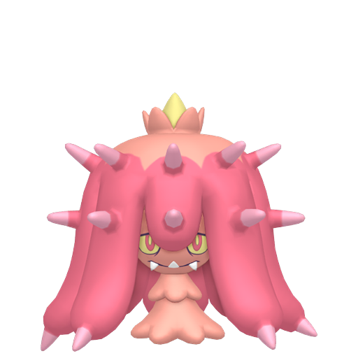 Mareanie — duży render postaci w wariancie shiny