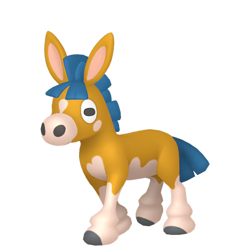 Mudbray — duży render postaci w wariancie shiny