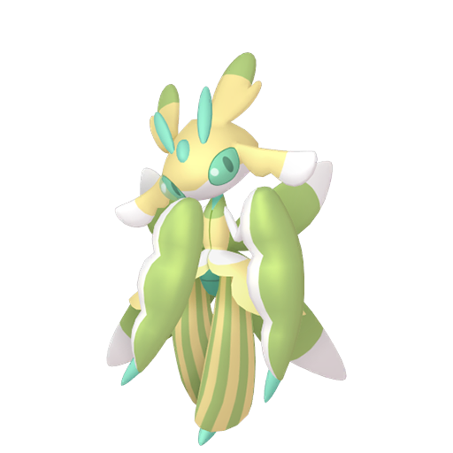 Lurantis — duży render postaci w wariancie shiny