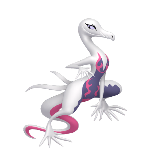 Salazzle — duży render postaci w wariancie shiny