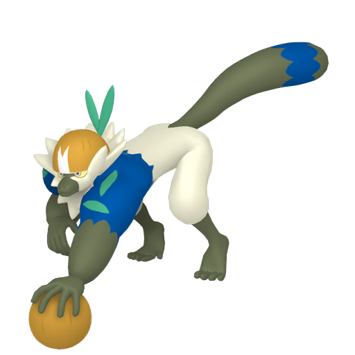 Passimian — duży render postaci w wariancie shiny