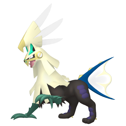 Silvally — duży render postaci w wariancie shiny