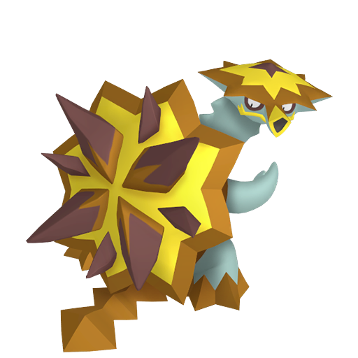 Turtonator — duży render postaci w wariancie shiny