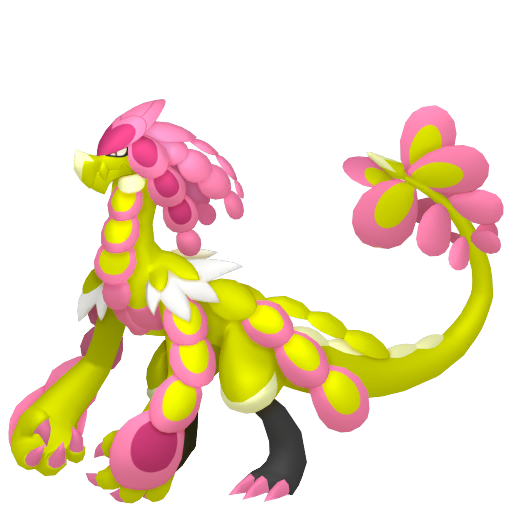 Kommo-o — duży render postaci w wariancie shiny