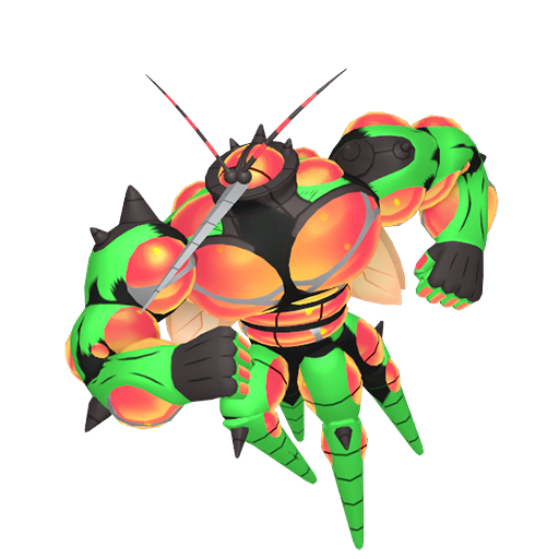 Buzzwole — duży render postaci w wariancie shiny