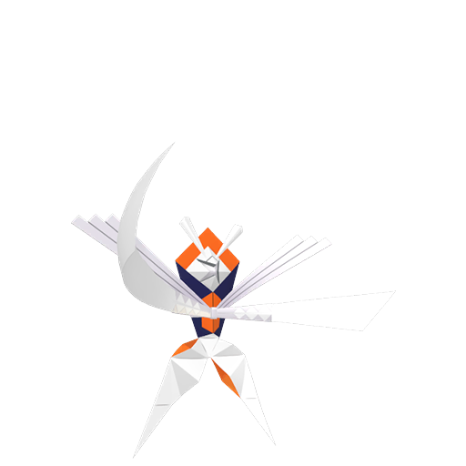 Kartana — duży render postaci w wariancie shiny