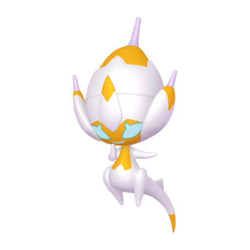 Poipole — duży render postaci w wariancie shiny