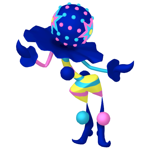 Blacephalon — duży render postaci w wariancie shiny