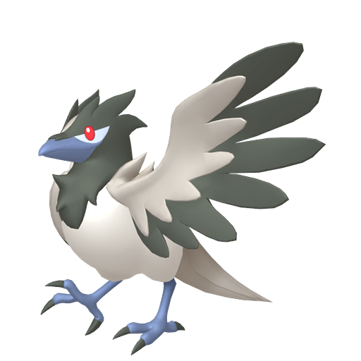 Corvisquire — duży render postaci w wariancie shiny