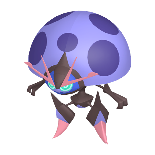 Orbeetle — duży render postaci w wariancie shiny