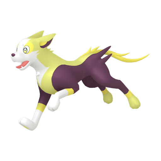 Boltund — duży render postaci w wariancie shiny
