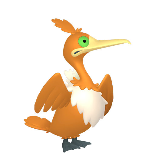 Cramorant — duży render postaci w wariancie shiny