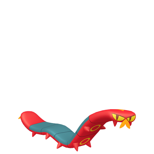 Sizzlipede — duży render postaci w wariancie shiny