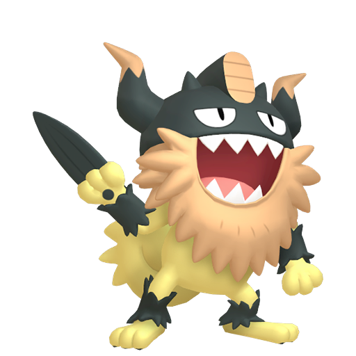 Perrserker — duży render postaci w wariancie shiny