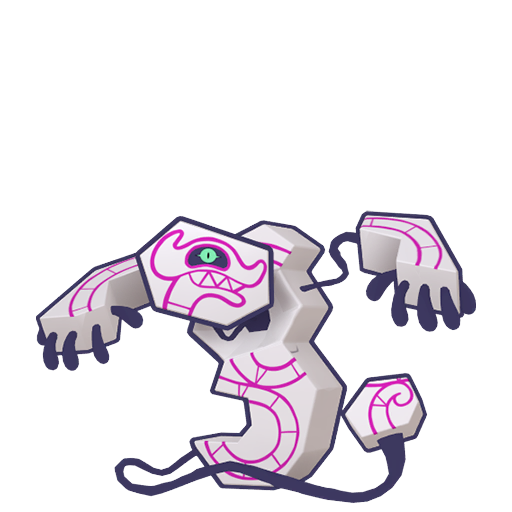 Runerigus — duży render postaci w wariancie shiny
