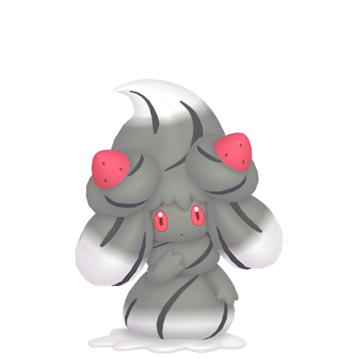 Alcremie — duży render postaci w wariancie shiny