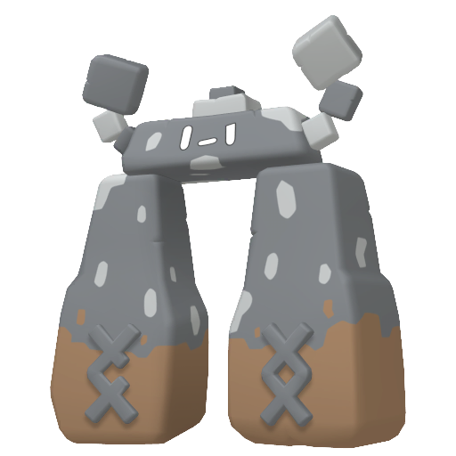Stonjourner — duży render postaci w wariancie shiny
