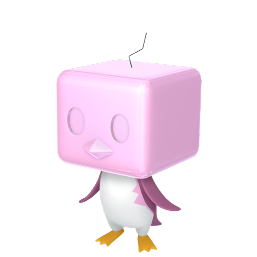 Eiscue — duży render postaci w wariancie shiny