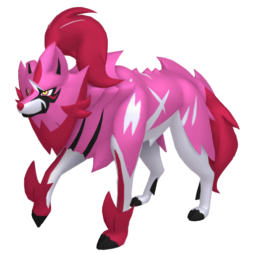Zamazenta — duży render postaci w wariancie shiny