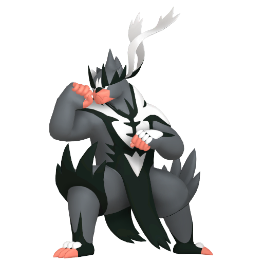 Urshifu — duży render postaci w wariancie shiny