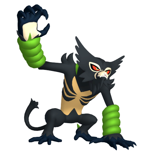 Zarude — duży render postaci w wariancie shiny