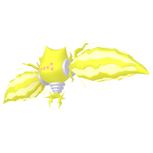 Regieleki — duży render postaci w wariancie shiny