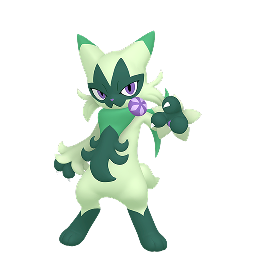 Floragato — duży render postaci w wariancie shiny