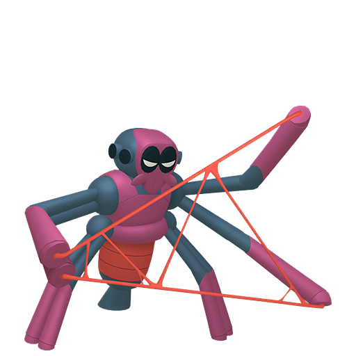 Spidops — duży render postaci w wariancie shiny