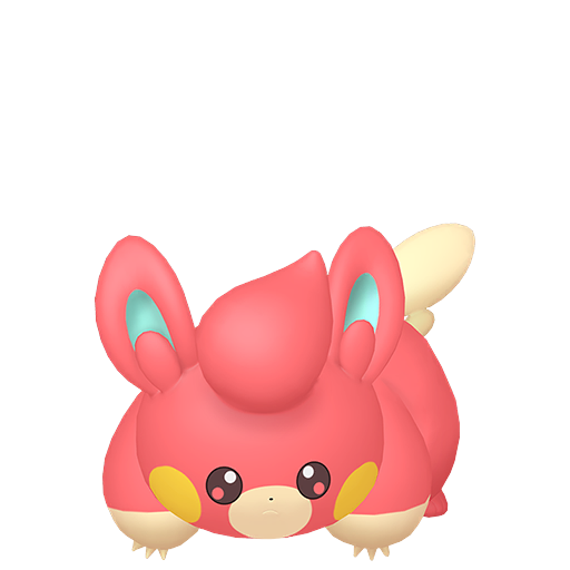 Pawmi — duży render postaci w wariancie shiny