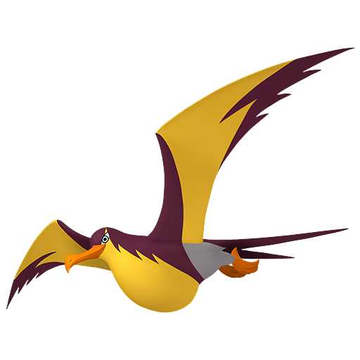 Kilowattrel — duży render postaci w wariancie shiny