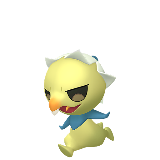 Capsakid — duży render postaci w wariancie shiny