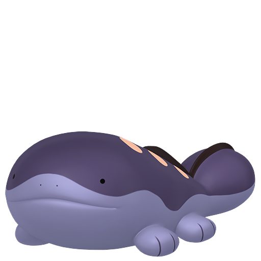 Clodsire — duży render postaci w wariancie shiny