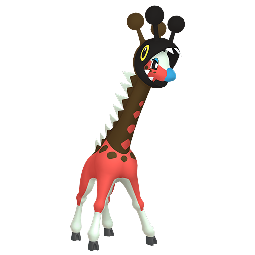 Farigiraf — duży render postaci w wariancie shiny