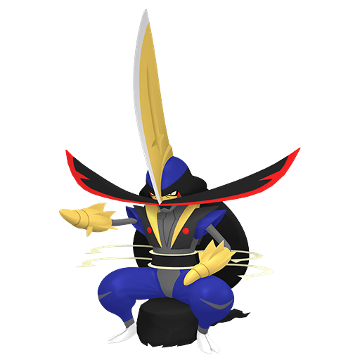 Kingambit — duży render postaci w wariancie shiny