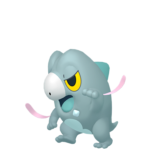 Frigibax — duży render postaci w wariancie shiny