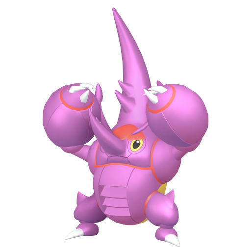 Heracross (Mega) — duży render postaci w wariancie shiny