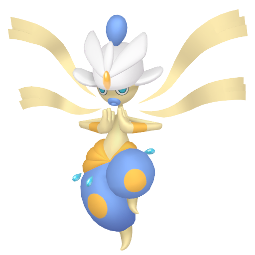 Medicham (Mega) — duży render postaci w wariancie shiny