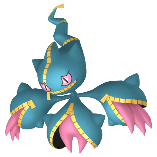 Banette (Mega) — duży render postaci w wariancie shiny